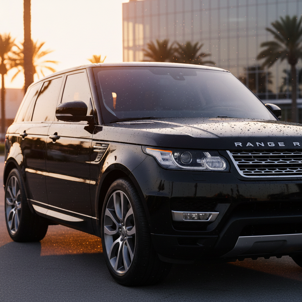 Gleaming immaculate luxury SUV after RVA Doorstep Detailing professional polish